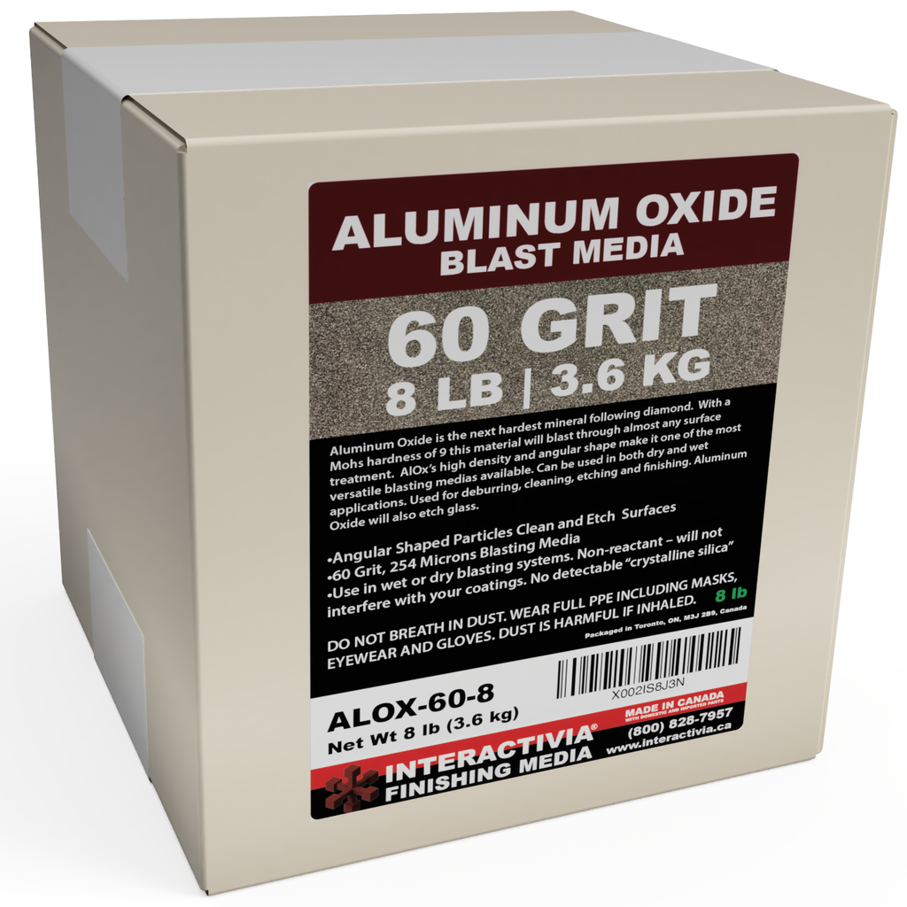 Aluminum Oxide ALOX #60 - 8 lb | Interactivia Blast and Tumble