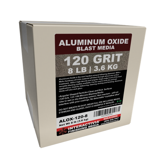[ALOX-120-8] Aluminum Oxide ALOX #120 - 8 lb