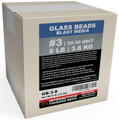 [GB-3-8] Glass Beads #3 - 8 lb