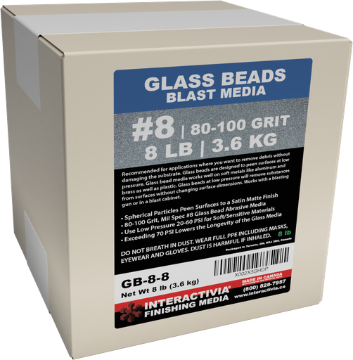 [GB-8-8] Glass Beads #8 - 8 lb