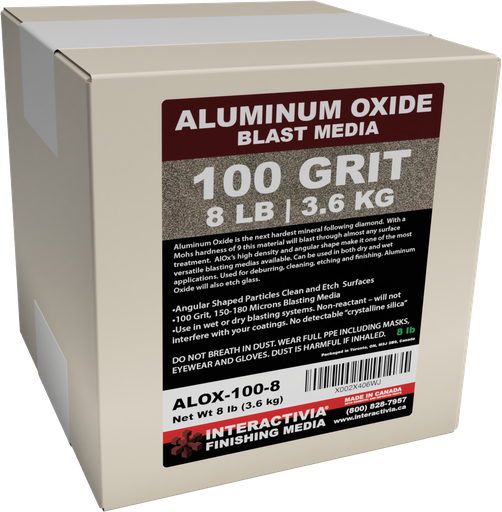 [ALOX-100-8] Aluminum Oxide ALOX #100 - 8 lb