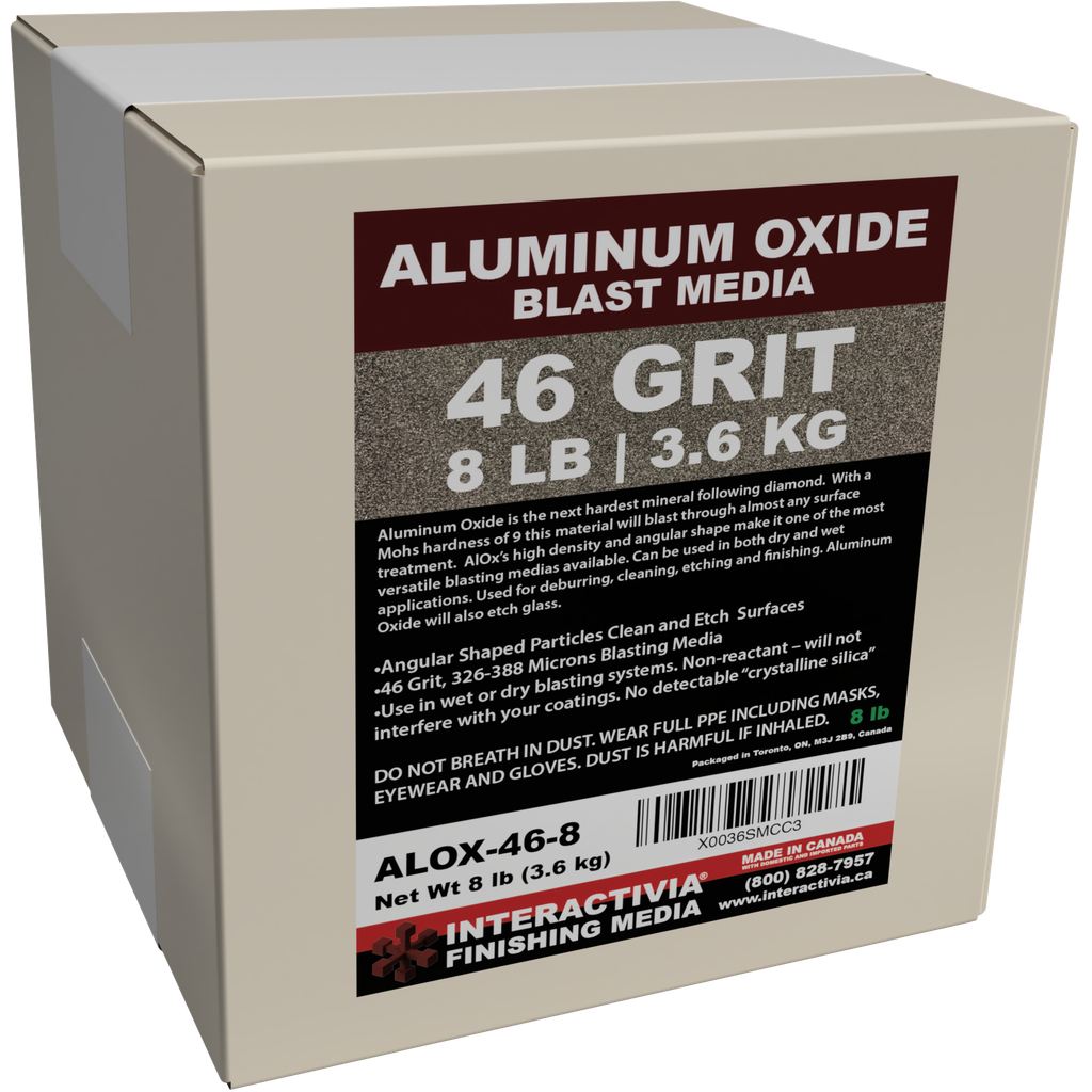 Aluminum Oxide ALOX #46 - 8 lb | Interactivia Blast and Tumble